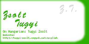 zsolt tugyi business card